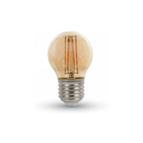 Žiarovka LED Filament E27 4W, 2200K, 350lm, G45 VT-1957 (V-TAC)
