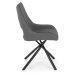 Sconto Jedálenská stolička SCK-409 sivá/čierna