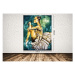 Obraz Tablo Center Geometric Ballerina, 100 × 140 cm