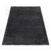 Kusový koberec Fluffy Shaggy 3500 grey Rozmery koberca: 80x150