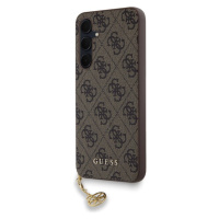 Guess 4G Charm Zadný Kryt pre Samsung Galaxy A35 5G Brown