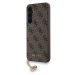 Guess 4G Charm Zadný Kryt pre Samsung Galaxy A35 5G Brown