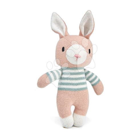 Bábika pletená zajačik Finbar Hare Knitted Baby Doll ThreadBear 18 cm z jemnej a mäkkej bavlny s