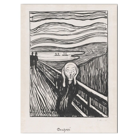 Obraz 70x100 cm Edvard Munch Sketch – Wallity