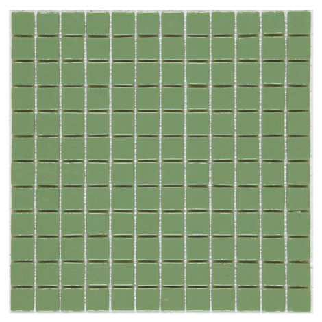 Sklenená mozaika Mosavit Monocolores Verde 30x30 cm lesk MC302