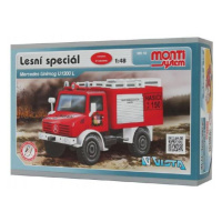 Stavebnica Monti 16 Fire Brigade Mercedes Unimog 1:48 v krabici 22x15x6cm