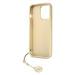 Plastové puzdro Guess na Apple iPhone 13 Pro GUHCP13LGF4GBR 4G Charms hnedé