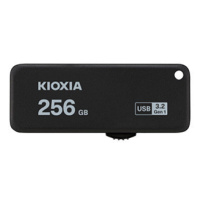 Kioxia USB flash disk, USB 3.0, 256GB, Yamabiko U365, Yamabiko U365, čierny, LU365K256GG4