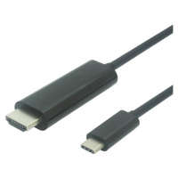 PremiumCord USB 3.1 na HDMI kábel rozlíšenie obrazu 4K*2K@60Hz 1,8m