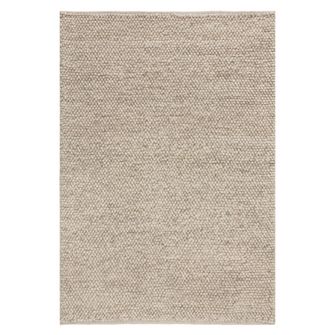 Svetlosivý ručne tkaný koberec s prímesou vlny 120x170 cm Minerals – Flair Rugs