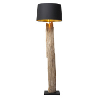 KARE Nature Rovná stojacia lampa unikátna z dreva