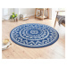 Kusový koberec Celebration 103442 Valencia Blue kruh - 140x140 (průměr) kruh cm Hanse Home Colle
