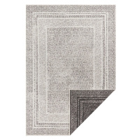 Čierno-biely vonkajší koberec Ragami Berlin, 120 x 170 cm