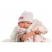Llorens 73882 NEW BORN DIEVČATKO- realistická bábika bábätko s celovinylovým telom - 40 c
