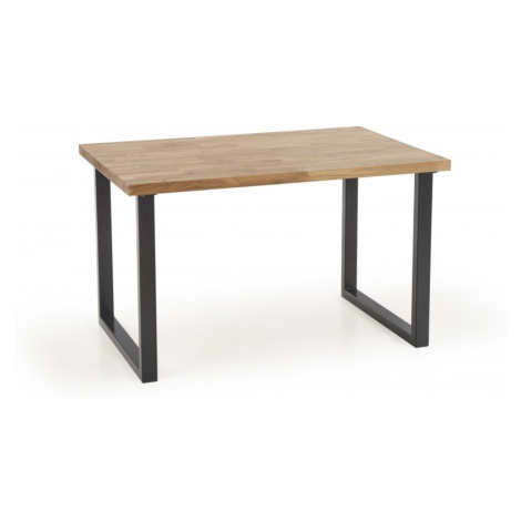 Jedálenský stôl Dusu 120x78 cm prírodný dub/čierny Halmar