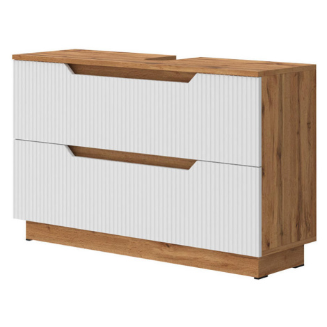 Vicco SPODNÁ SKRINKA POD UMÝVADLO Lotta biely 99.4 x 62.5 cm s 2 zásuvkami