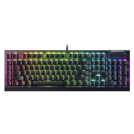 Razer BlackWidow V4 X Yellow Switch US herná klávesnica čierna