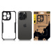 Tactical Quantum Stealth Kryt pre Apple iPhone 15 Pro Clear/Black