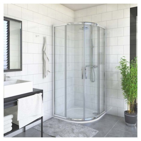 Sprchový kút čtvrtkruh 90x90 cm Roth Proxima Line 531-900R55N-00-02
