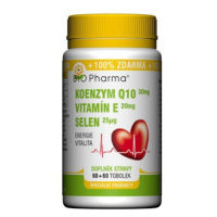 Bio Pharma Koenzým Q10 30 mg + Vitamín E + Selén 60 + 60 cps