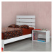 Biela jednolôžková posteľ 120x200 cm Fuga – Kalune Design