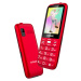 EVOLVEO EasyPhone XO, mobilný telefón pre seniorov s nabíjacím stojanom (červený)