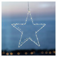 Vianočná deko LED hviezda Liva Star biela 30 cm