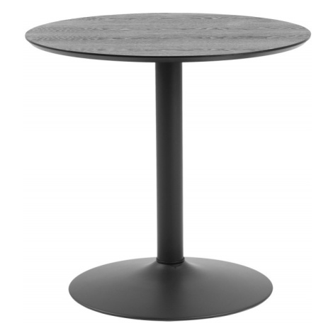 Jedálenský stôl Ibiza 80 cm čierny Actona