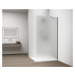 POLYSAN - ESCA CHROME jednodielna sprchová zástena na inštaláciu k stene, matné sklo, 1300  ES11