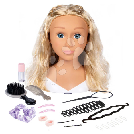 Česacia hlava pre kaderníčku so svetlými vlasmi My Beauty Blonde Styling Head Smoby vytváranie ú