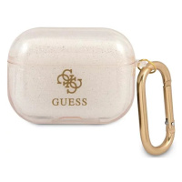 Obal Guess GUAPUCG4GD AirPods Pro cover gold Glitter Collection (GUAPUCG4GD)