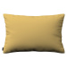 Dekoria Karin - jednoduchá obliečka, 60x40cm, matná žltá, 47 x 28 cm, Cotton Panama, 702-41