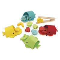 Janod Montessori hračka na triedenie Veľryby