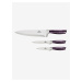 Súprava troch nerezových nožov BERLINGERHAUS Purple Eclipse Collection