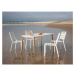 Hliníkový záhradný jedálenský stôl 80x150 cm Alicante – Ezeis