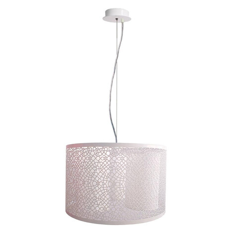 Závesný moderný luster na lanku MADRAS - 3xE14, 40W, biely