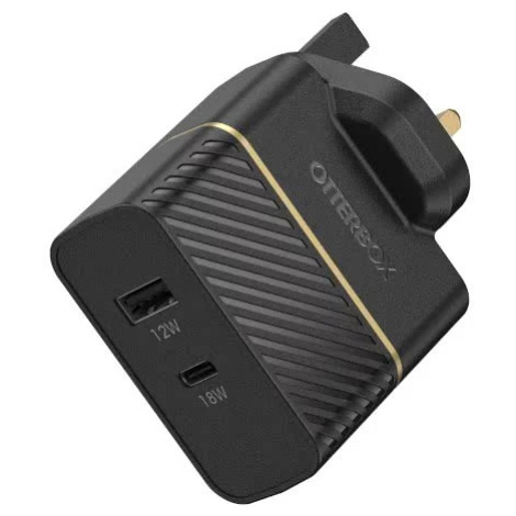 Nabíjačka Otterbox UK Wall Charger 30W/USB C 18W + USB A 12W USB-PD BLK (78-52548)