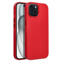 Leather Mag Cover pre IPHONE 15 red