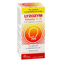 LYZOZYM Imuno C, D so selénom a vitamínmi E a K 40 tabliet na cmúľanie