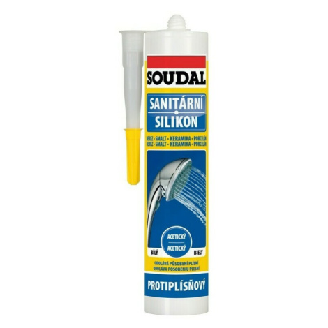 Silikón sanitárny Soudal 280 ml transparentný