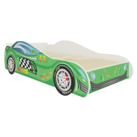 NABBI Sander detská posteľ s matracom 80x160 cm zelená / biela