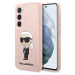 Kryt Karl Lagerfeld Samsung Galaxy S23 hardcase pink Silicone Ikonik (KLHCS23SSNIKBCP)