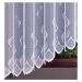 Forbyt, Hotová záclona alebo balkónový komplet, Irma, biela 280 x 130 cm