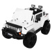 mamido Detské elektrické autíčko jeep Mighty 4x4 biele
