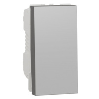 Unica - Prepínač striedavý radenie 6, 16A, 1M, Aluminium