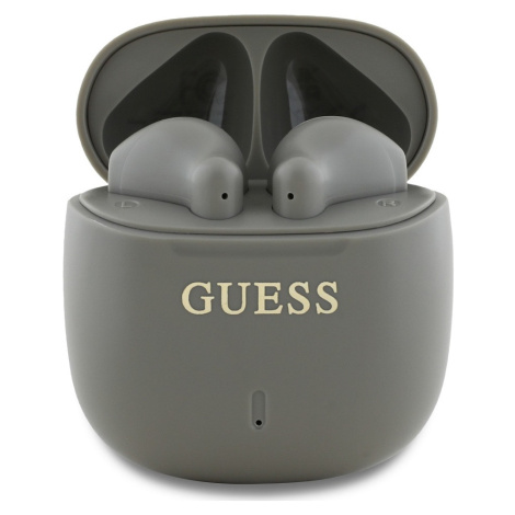 Guess Printed Classic Logo TWS Bezdrôtové slúchadlá, Sivé