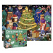 mamido  Puzzle pre deti vianočná skladačka, 60 dielikov