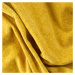 Žltá deka AKRYL1 so strapcami 130x170 cm