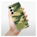 Odolné silikónové puzdro iSaprio - Green Camuflage 01 - Samsung Galaxy S24+