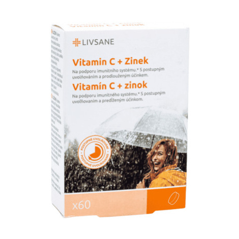 LIVSANE Vitamín C a zinok 60 tabliet